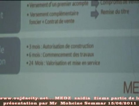 MED Z présente l’agropole de Madagh et la technopole d’Oujda / presentation 2