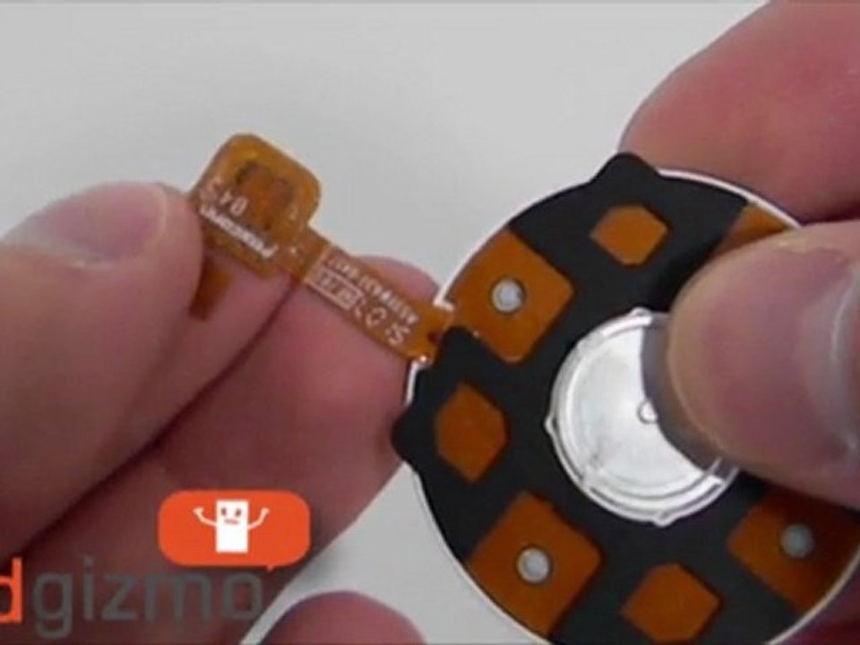 iPod 6th Generation Classic Parts: White Click wheel