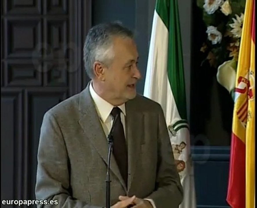 Griñán firma un acuerdo con la baronesa Thyssen