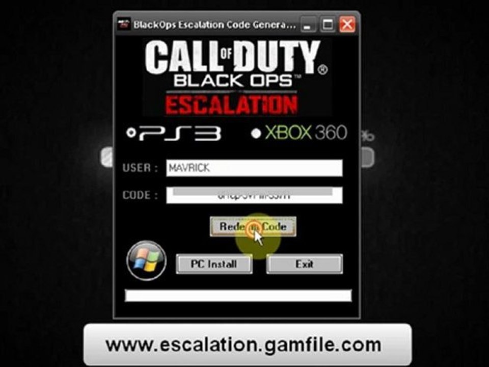 Black Ops Escalation Map pack PS3 DLC Code Free