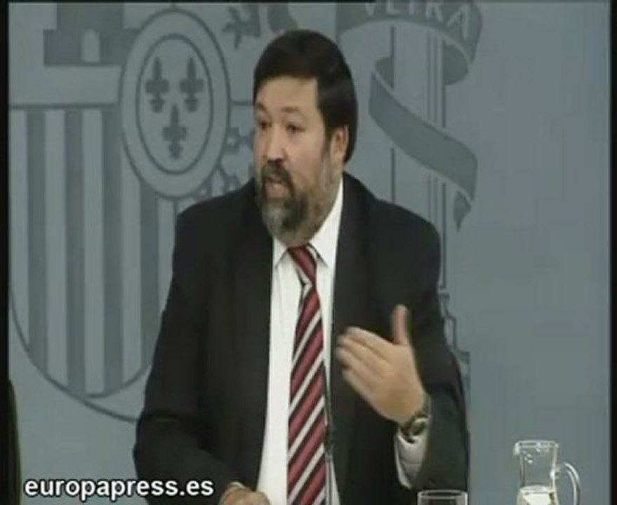 Caamaño en rueda de prensa