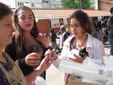 Fête de l'école - Stand déchets ménagers