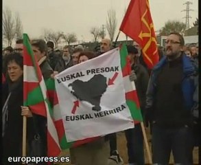 Marcha a la cárcel para apoyar a Otegi