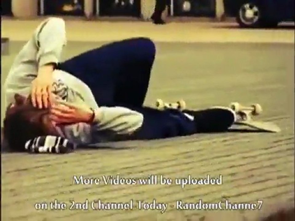 Skateboard Ausrutscher Fail