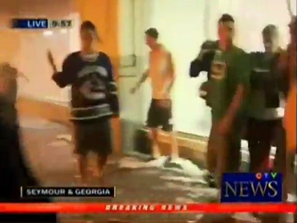 Rioter Car on Fire Jump FAIL