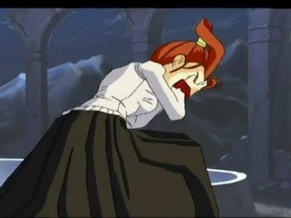 Jessica pleuré mensonges.　ゼシカの嘘泣き。  Jessica has faking crying.