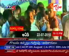 Jagan's Odarpu Yatra @ Avidi, Unveiled Late Sri YSR's Statue - E.G.dist