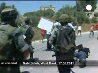 Download Video: Clashes with Israeli troops in West Bank - no comment