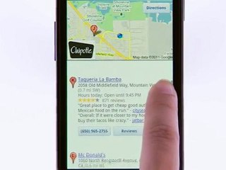 Faster local searches on mobile