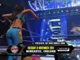 AJ, Kaitlyn & Natalya vs Alicia, Rosa & Tamina 6-17-11