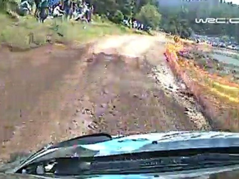 Acropolis Rally Greece 2011 -  Mud slide for Raikkonen on SS3