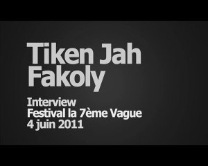 Tiken Jah Fakoly - Interview exportMusic - Festival 7ème Vague