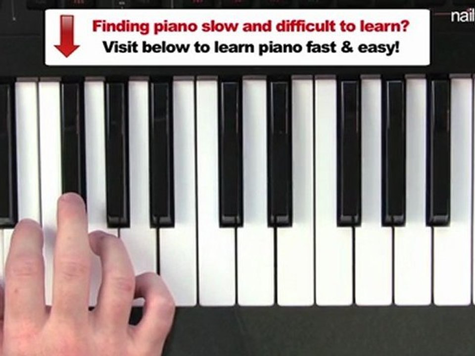 Piano Lessons - D Major Scale - Easy Beginners Tutorial