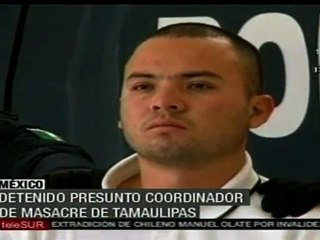 Detienen a presunto coordinador de masacre en Tamaulipas