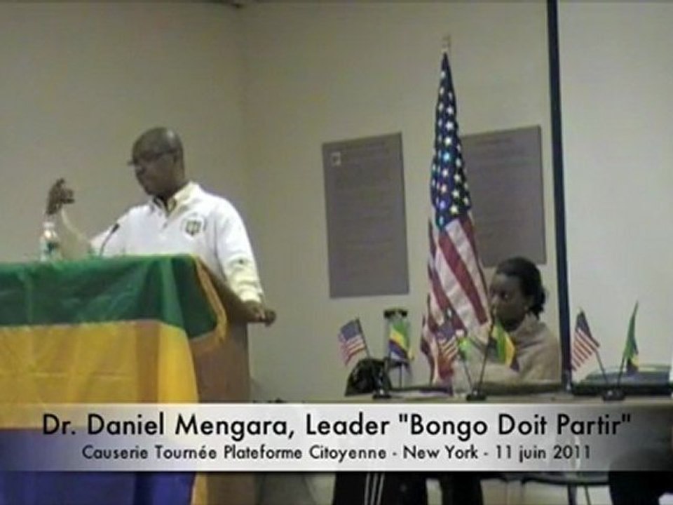 Intervendion Dr. Daniel Mengara, Tournée Plateforme Citoyenne - New York le 11 juin 2011