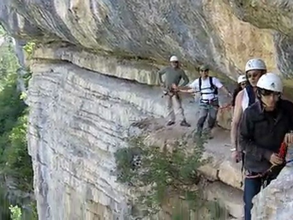 Via-ferrata des gorges d'Agnelles