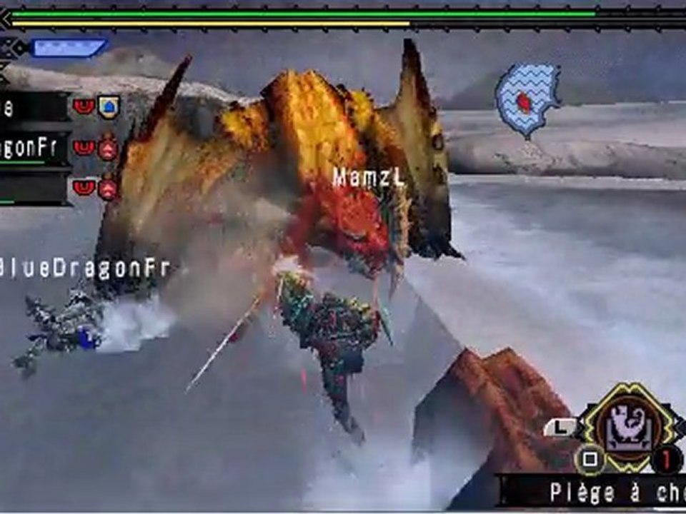 [MHP3rd] Barioth des sables + Diablos Noir