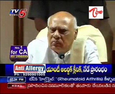 Rosaiah Speach on Babli Issue