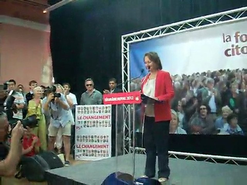 Ségolène Royal à Montpellier - la paillade - le 17 juin 2011