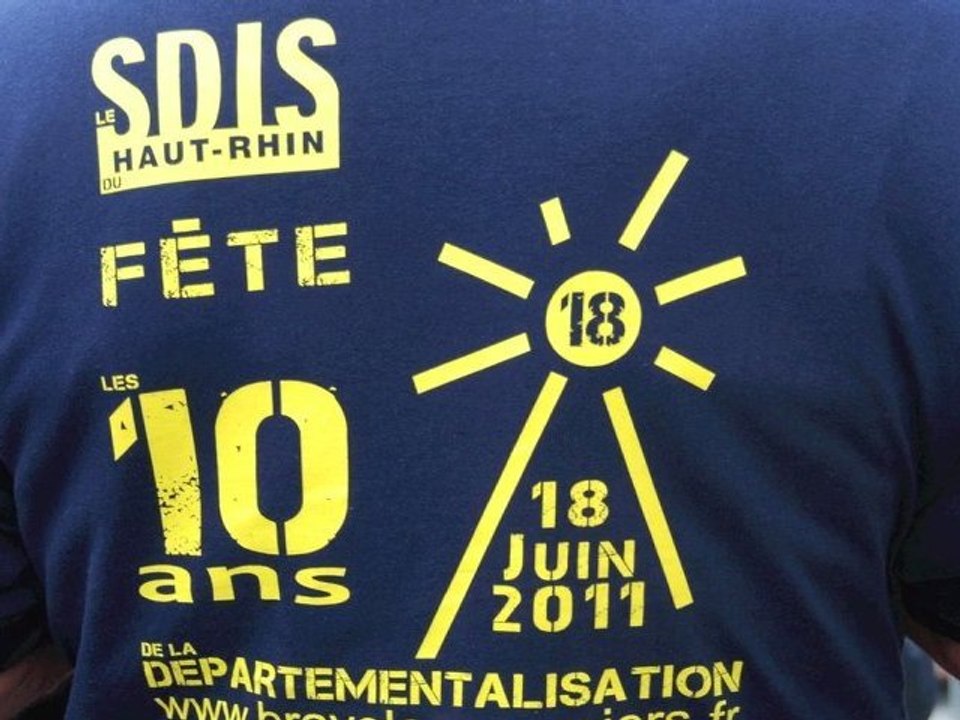 Le SDIS 68 fête son 10e anniversaire Pompiers MULHOUSE