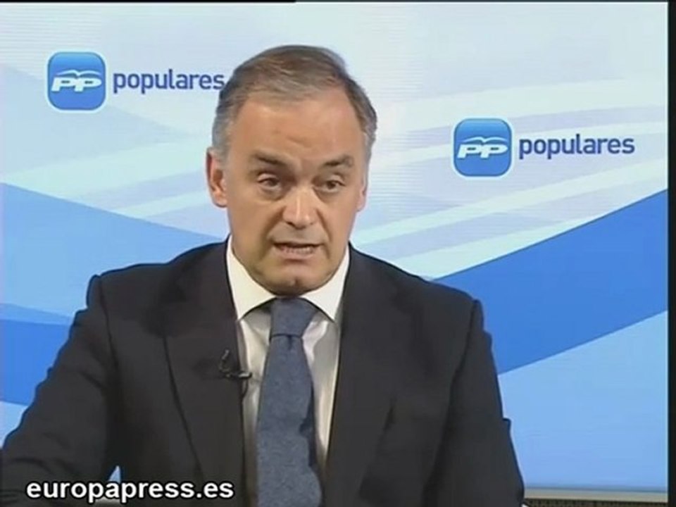 Pons: "las elecciones van a ser un referendum para Zapatero"