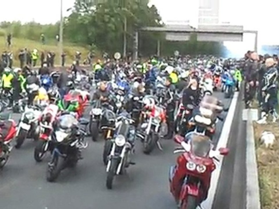 LILLE Manifestation moto