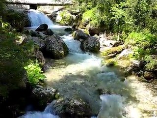 Waterfall near Ialomitei Cave