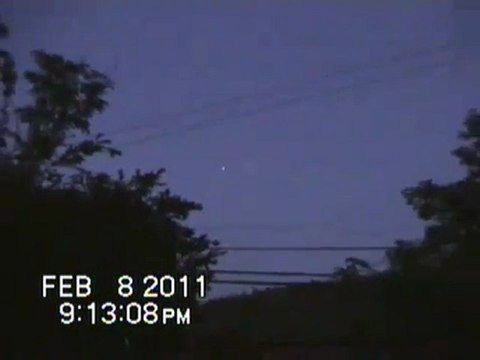 2 UFOs over Santiago, Chile 8 February 2011