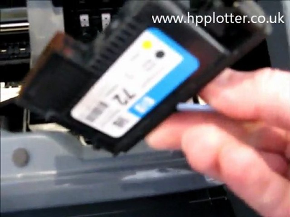 DesignJet T770 replace print head