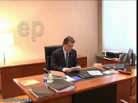 El primer día de Artur Mas