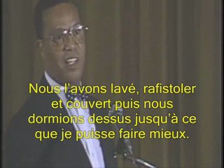 Min. Farrakhan explique à l'homme et la femme Noirs comment s'aimer