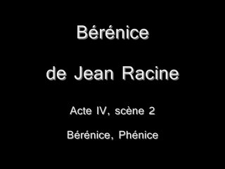 Atelier théâtre 2010/2011 - Bérénice IV,2 (répétition)