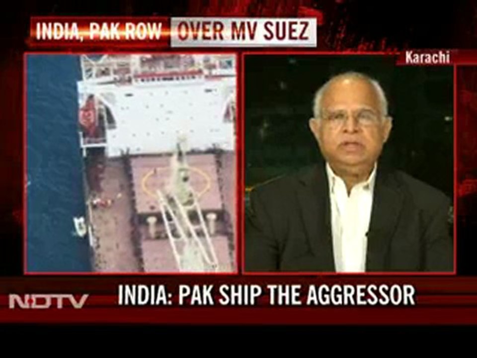 Indo-Pak row over MV Suez