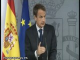 Zapatero promete ley de pensiones para 28 de enero