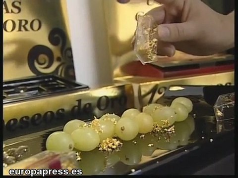 Uvas de oro de la suerte