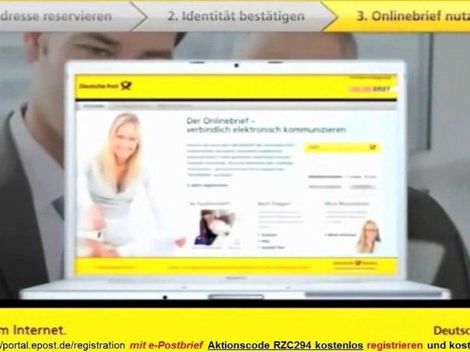 Kostenlos faxen mit  dem e-Postbrief . Aktionscode RZC294