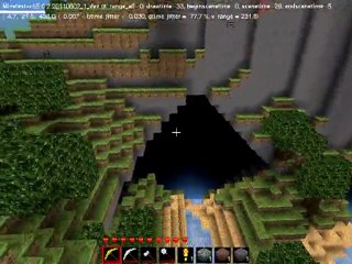 Minetest world: the reason why exploring in Minecraft sucks.