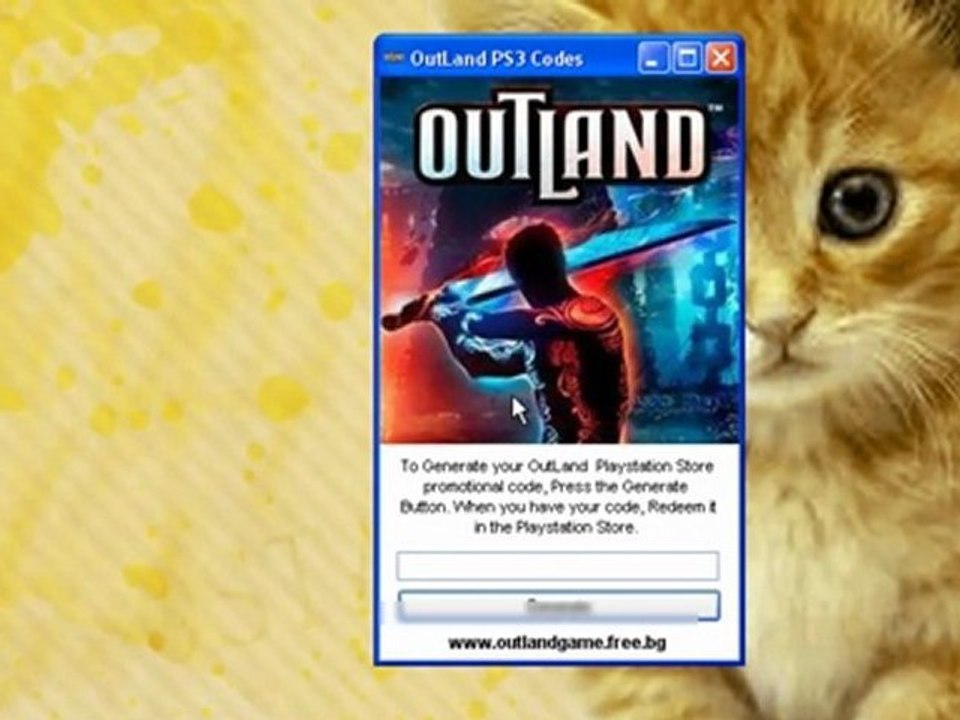 OutLand PS3 Codes