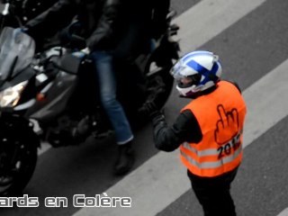 Motards en colere