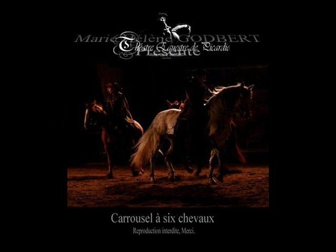 Marie hélène GODBERT. THEATRE EQUESTRE de PICARDIE. CARROUSEL