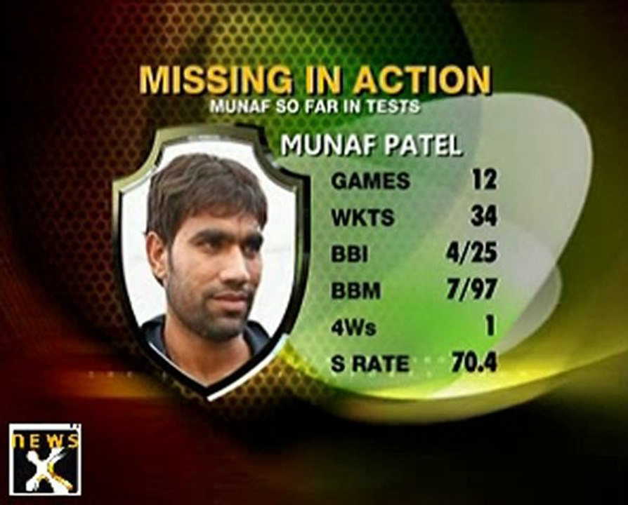 Munaf doubtful for first test against West Indies