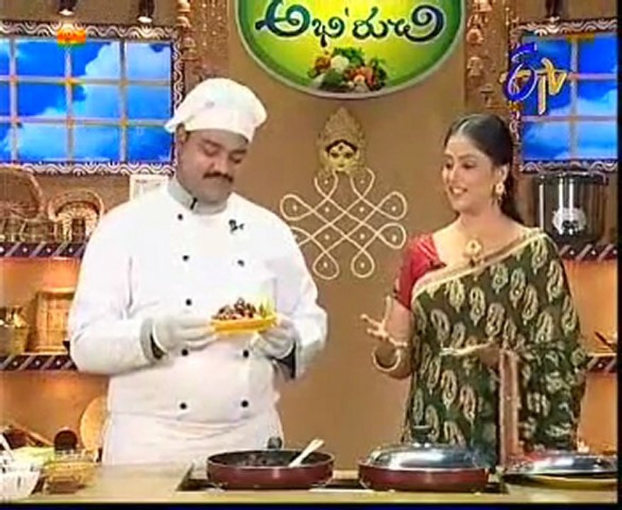 Abhiruchi - Recipes - Pucha Ginjala Fish Curry & Ayustar Chicken - 02