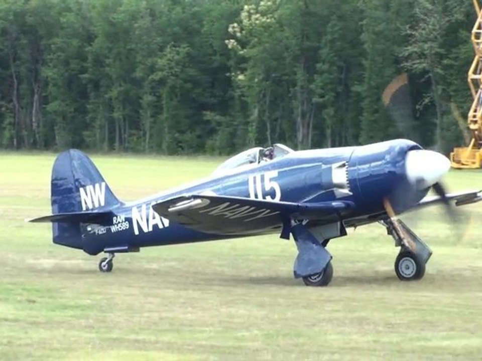 New Vidéo Longue Durée Sea Fury Full HD Meeting aérien La ferté-Alais  LFTA 2011