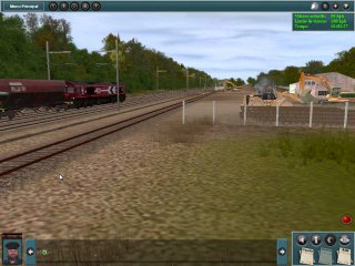 trainz class 66 avec des wagons trémie