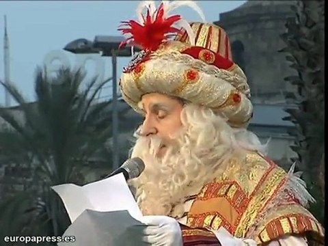 Hereu recibe a los Reyes Magos en Barcelona