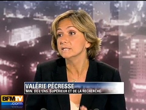 BFMTV 2012 : l’interview de Valérie Pécresse par Olivier Mazerolle