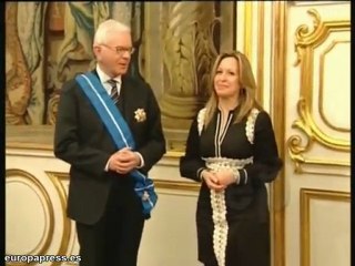 Jiménez condecora a Hans-Gert Pöttering