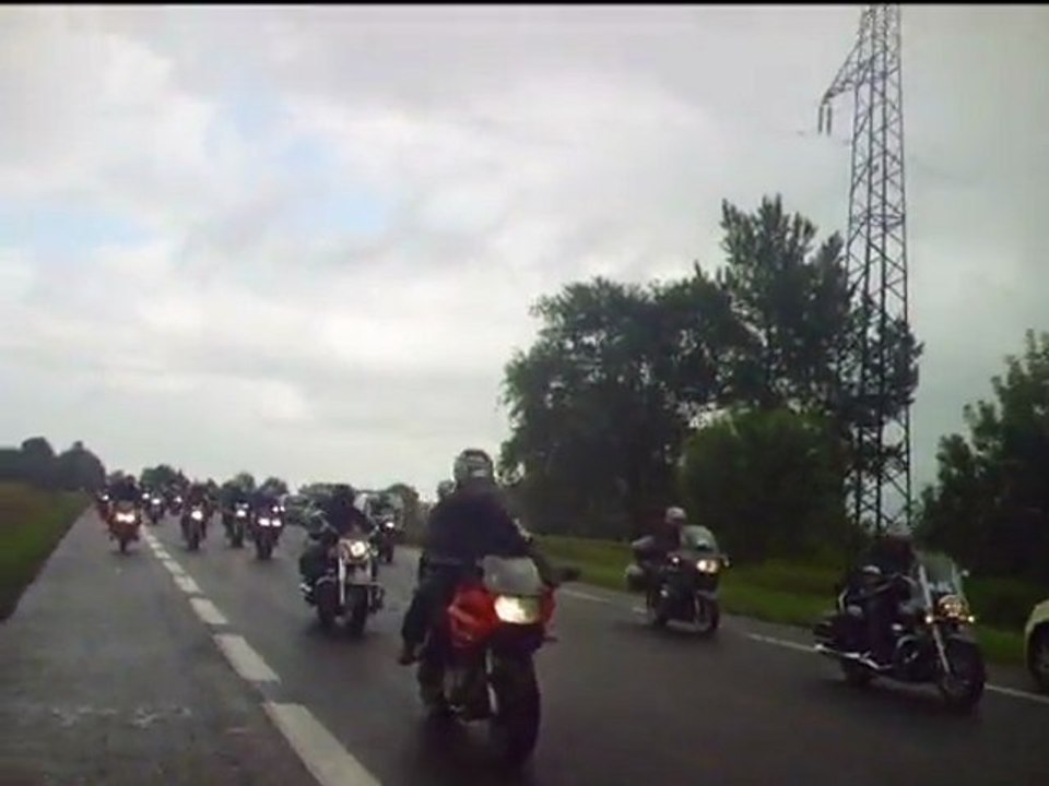 manif FFMC 65 (18juin2011) trajet tarbes lourdes au grand complet
