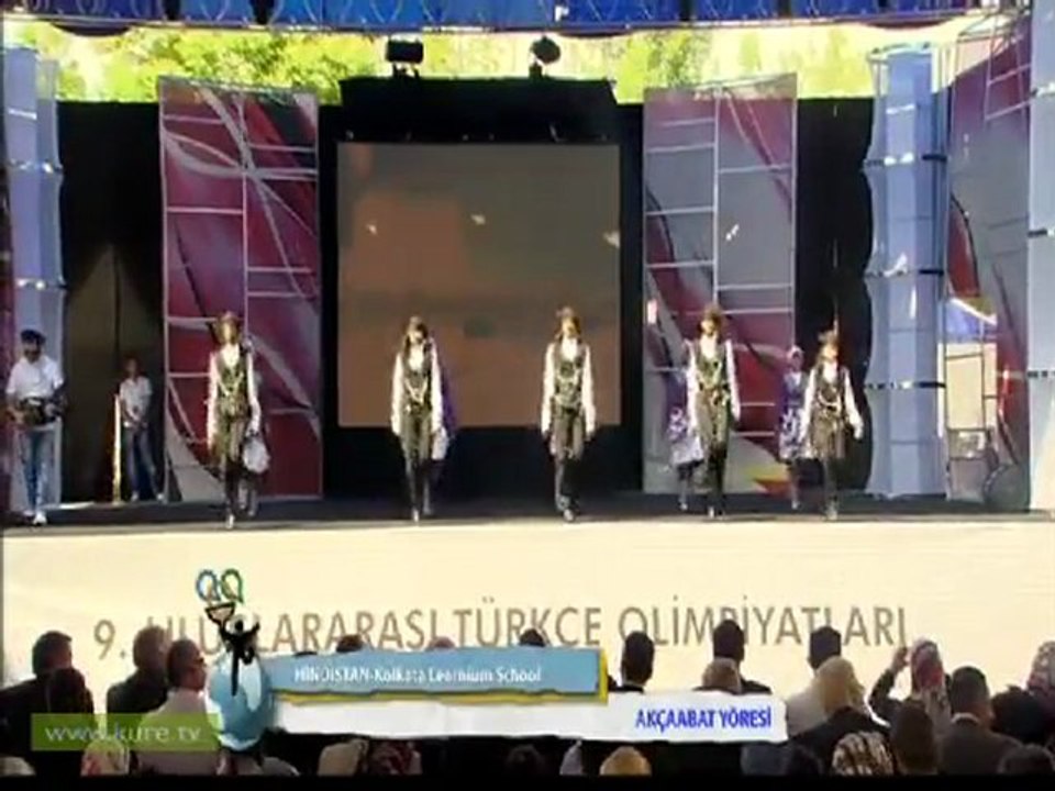 Akçaabat halk oyunları Hindistan Halk oyunları finali 9.Türkçe Olimpiyatları
