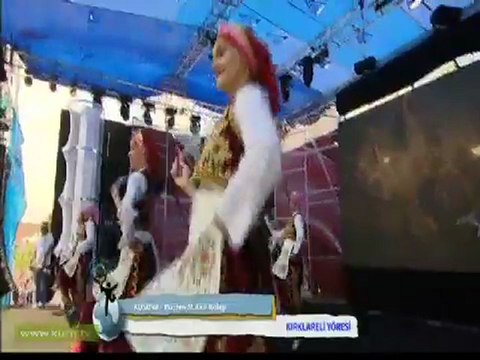 KOSOVA ÜÇÜNCÜ Kırklareli yöresi Halk oyunları finali 9.Türkçe Olimpiyatları